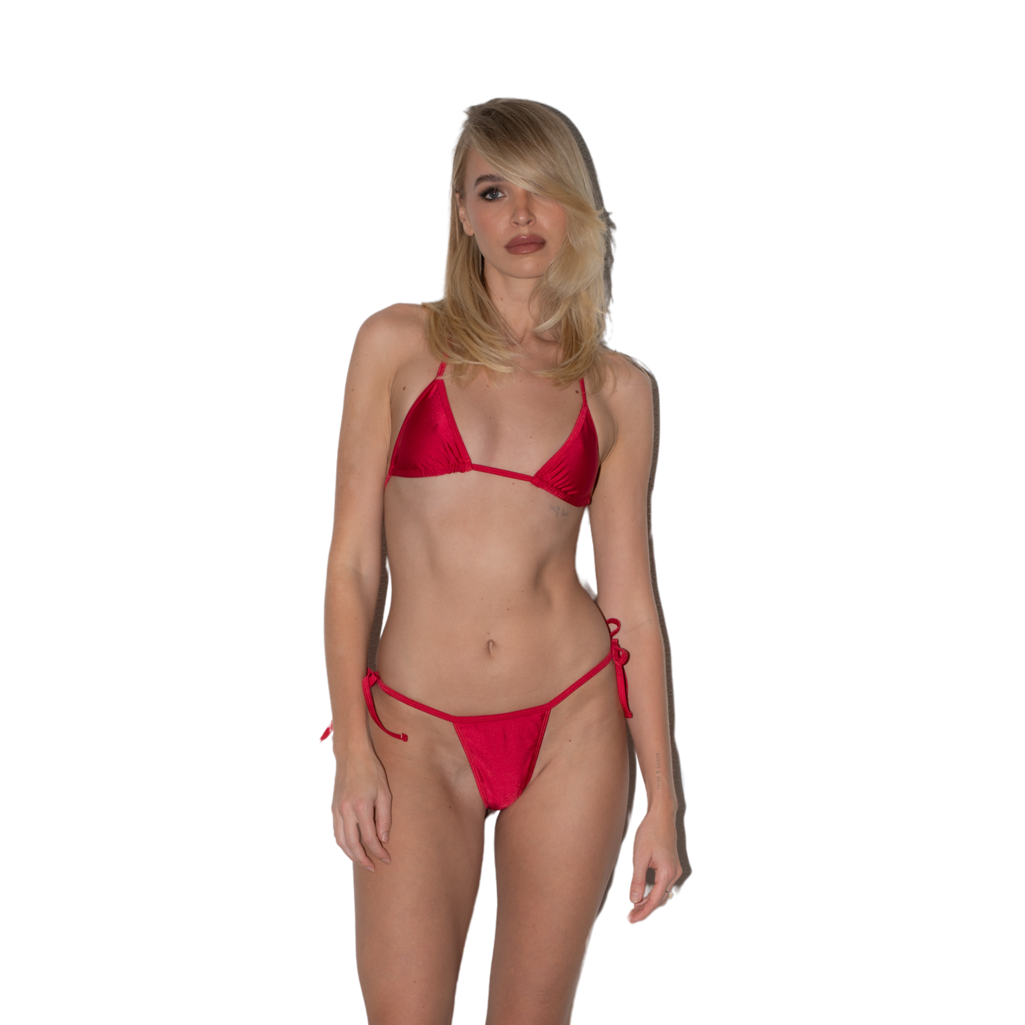 Bikini Top — Hot Red